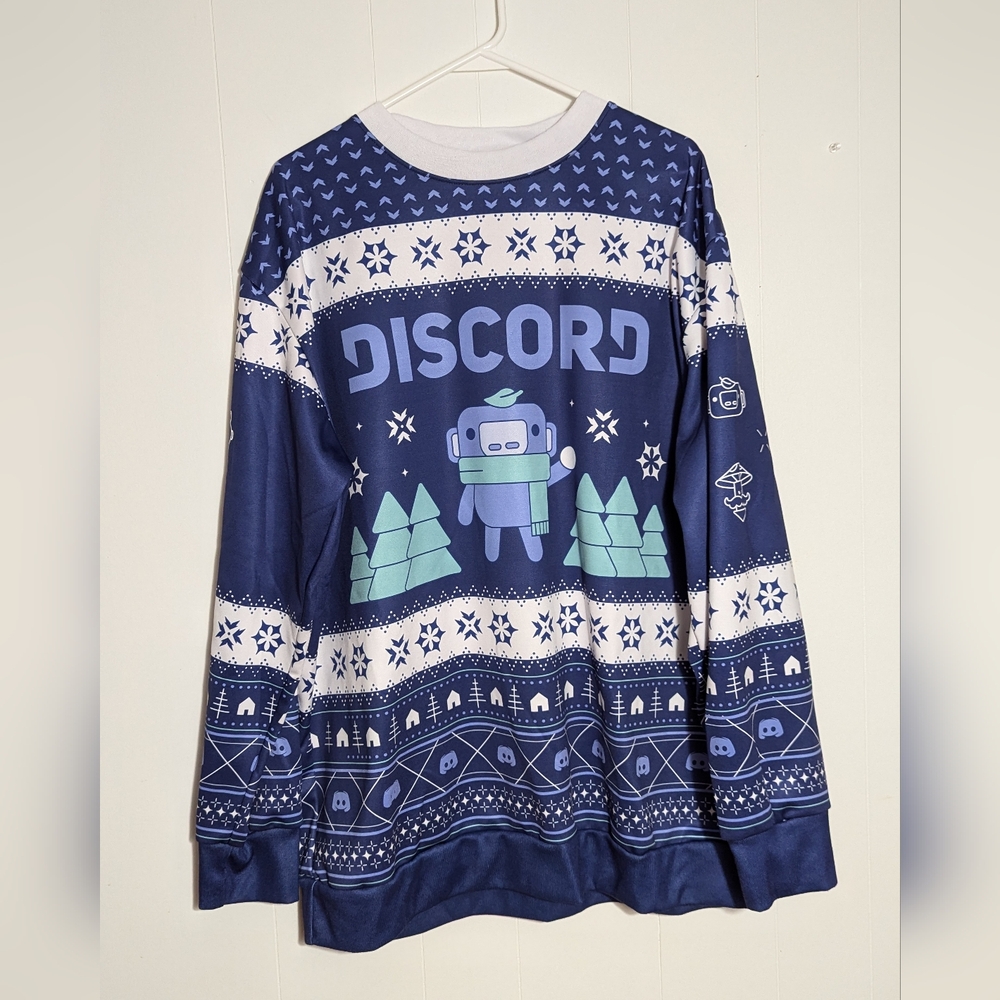 Discord Snowsgiving Holiday Sweater XL